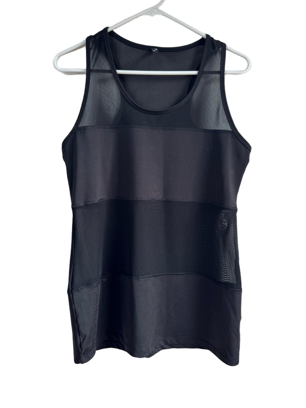 ☀️ LA SOCIETY Mesh Panel Workout Tank